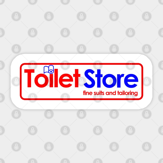 Toilet Store: Fine Suits and Tailoring Sticker by Meta Cortex